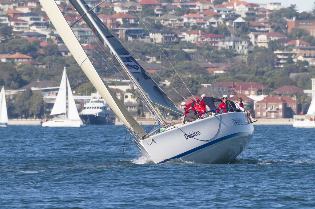 Deloitte As One in the CYCA Audi Winter Series Race 2012 © Beth Morley - Sport Sailing Photography http://www.sportsailingphotography.com